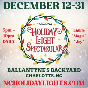The Carolina Holiday Lights Spectacular Dec 12-31