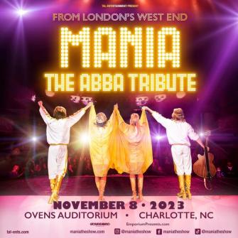 MANIA: The ABBA Tribute Nov 8th
