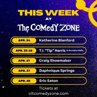 The Comedy Zone April 24-28