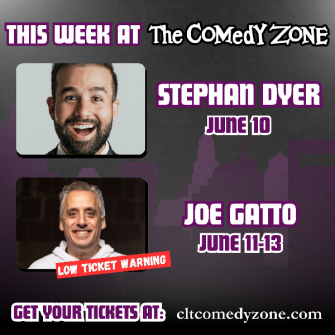 Charlotte, this week at The Comedy Zone