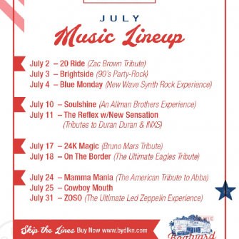 Live Music in July at BoatYard