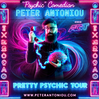 Peter Antoniou: Psychic Comedian August 9