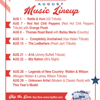 Live Music in August at BoatYard
