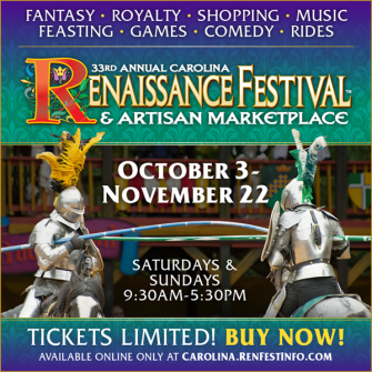 Carolina Renaissance Festival Oct 3 - Nov 22