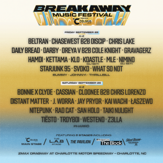    Breakaway Music Festival - Carolina Sept 25-26