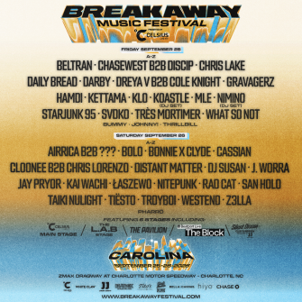    Breakaway Music Festival - Carolina Sept 25-26