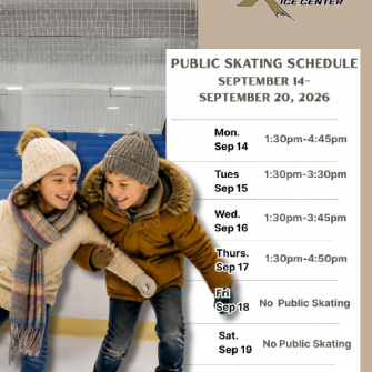  Public Skating Schedule for September 14?20