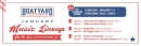 BOATYARD Schedual Jan 16-31